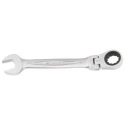 Facom Combination Ratchet Spanner Satin Chrome 161mm Overall 9/16 in 467F.9/16