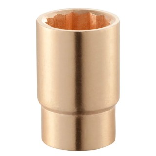 Facom 3/4 in Drive 23 mm 12 Point Square Socket Beryllium Copper Alloy 55mm Length K.23SR