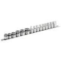 Facom 15-Piece 3/8 in 6 Point Oil Drain Socket Set MB-J15