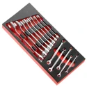 Facom 13-Piece Ring Spanner Set Sizes 1/2 in, 11/32 in, 7/16 in, 440.1/4 in, 11/16 in, 3/4 in, 3/8 in, 15/16 in MODM.440-4