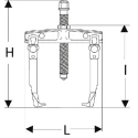 Facom Gear Bearing Puller 10 Ton Force Capacity 80 to 170 mm U.312G160
