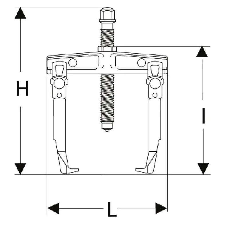Facom Gear Bearing Puller 10 Ton Force Capacity 80 to 170 mm U.312G160