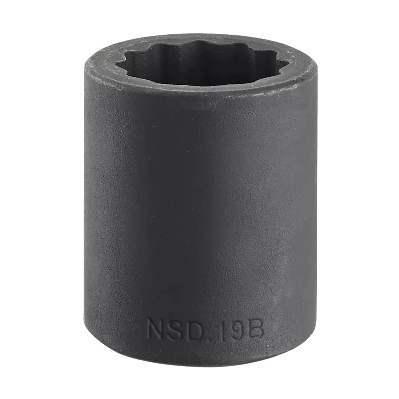 Facom 10 mm 1/2 in Drive 12 Point Standard Impact Socket Chrome Molybdenum Steel Manganese Phosphate Finish NSD.10B