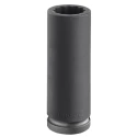 Facom 32 mm 3/4 in Drive 12 Point Long Reach Impact Socket Chrome Molybdenum Steel, 85mm Length NKD.32L