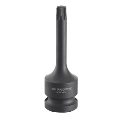 Facom 55 mm Metric 1/2 in Drive Torx Impact Socket Chrome Molybdenum Steel Phosphate Finish NSX.55L