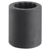 Facom 35 mm 1/2 in Drive Standard Impact Socket, Manganese Phosphate Finish, 50mm Length NSD.35B