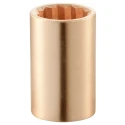 Facom 1/2 in Drive 27 mm 12 Point Square Socket with 46mm Overall Length S.27SR