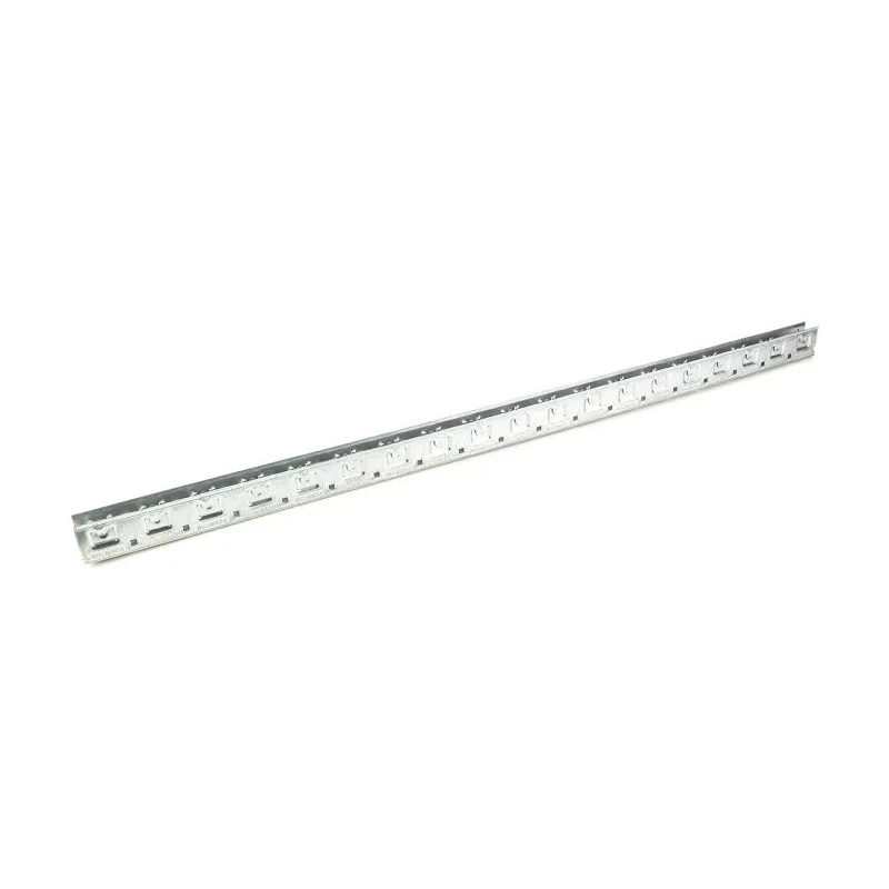 Interroll Medium Duty Zinc Plated Steel Roller Track 1.98 m Length x 30 mm Width x 54 mm Height BU40