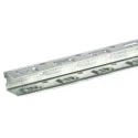Interroll Medium Duty Zinc Plated Steel Roller Track 1.98 m Length x 30 mm Width x 54 mm Height BU40