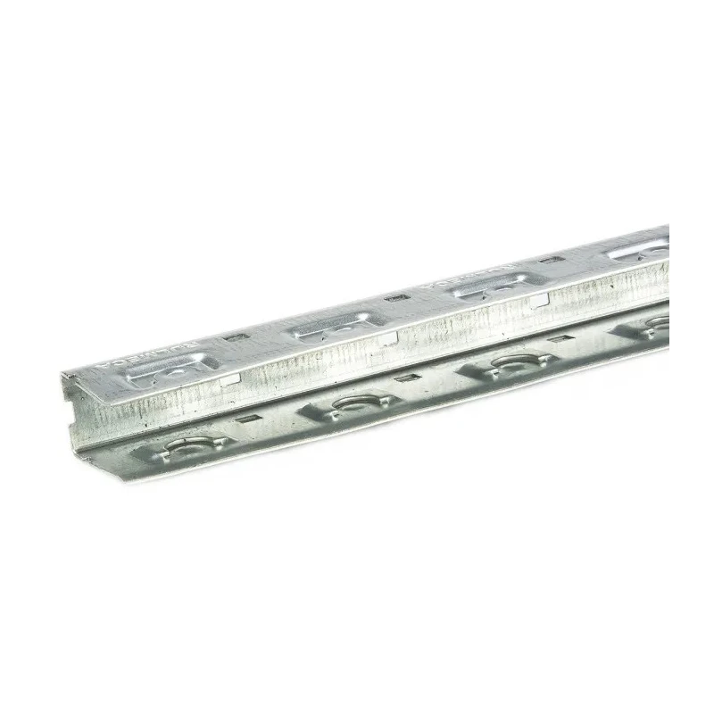 Interroll Medium Duty Zinc Plated Steel Roller Track 1.98 m Length x 30 mm Width x 54 mm Height BU40