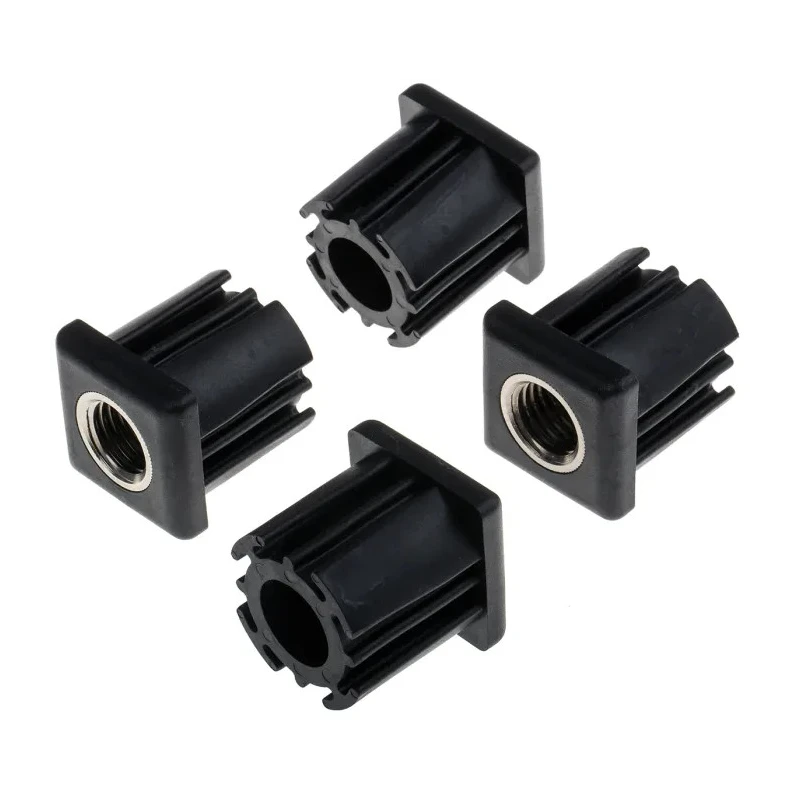 RS PRO Heavy Duty Square Nylon Tube Insert with Brass Nickel Plated Bush 235-0997