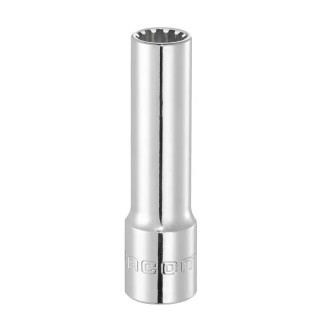 Facom 3/8 in Drive 1/2 in Spline Square Socket, 63mm Overall Length J.16SEL