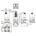 RS PRO Pneumatic Pressure Regulator 1/4 in Threaded G Aluminium Body 0-9 Bar 0-50°C Series RS PRO 235-1144