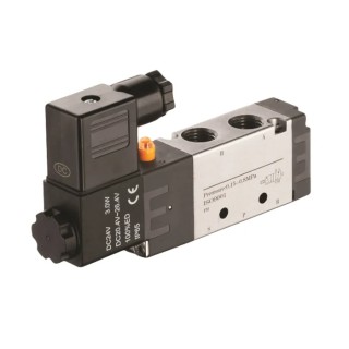 RS PRO Pneumatic Solenoid Valve - 5/2 Solenoid/Spring G 1/8 24V 235-1242