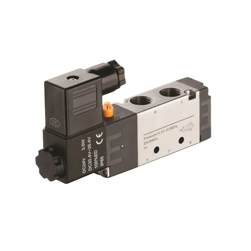 RS PRO Pneumatic Solenoid Valve - 5/2 Solenoid/Spring G 1/8 24V 235-1242