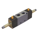 RS PRO Pneumatic Solenoid Valve 5/2 Solenoid G 1/8 24V 235-1245