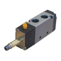 RS PRO Pneumatic Solenoid Valve 5/2 Pilot G 1/8, 5 Ports, 8 Bar Pressure, Stand Alone and Manifold Mount, Model 235-1244