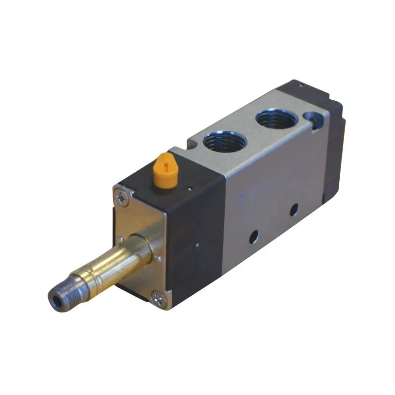 RS PRO Pneumatic Solenoid Valve 5/2 Pilot G 1/8, 5 Ports, 8 Bar Pressure, Stand Alone and Manifold Mount, Model 235-1244
