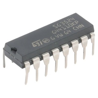 STMicroelectronics 16-Pin PDIP 2-Channel Voltage Mode PWM Controller 300 kHz 40V SG3524N