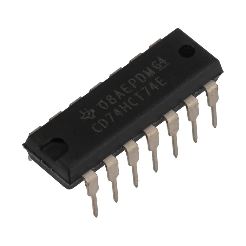 Texas Instruments 2 Flip Flop IC HCT, 14-Pin PDIP CD74HCT74E