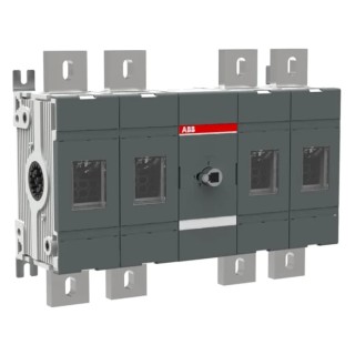 ABB 4-Pole Surface Mount Switch Disconnector IP00 0A OT Series 145.5x254.5x145.5mm 