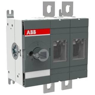 ABB 2-Pole Screw Switch Disconnector 1000V AC, 315A, IP00, Lug Terminal, OT Series IP00