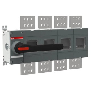 ABB 4-Pole Surface Mount Switch Disconnector IP00, 1000V AC, 55W OT Series 