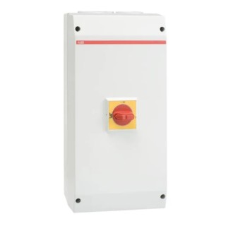 ABB 3-Pole Switch Disconnector OTE Series, IP65, 125A, 45 kW, Screw Clamp Terminal, Padlock Compatible, Model 