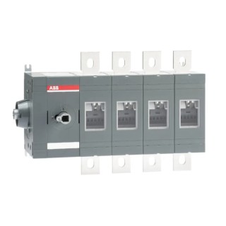 ABB 4-Pole Screw Switch Disconnector 1000V Operational Voltage Lug Terminal OT Series IP00 