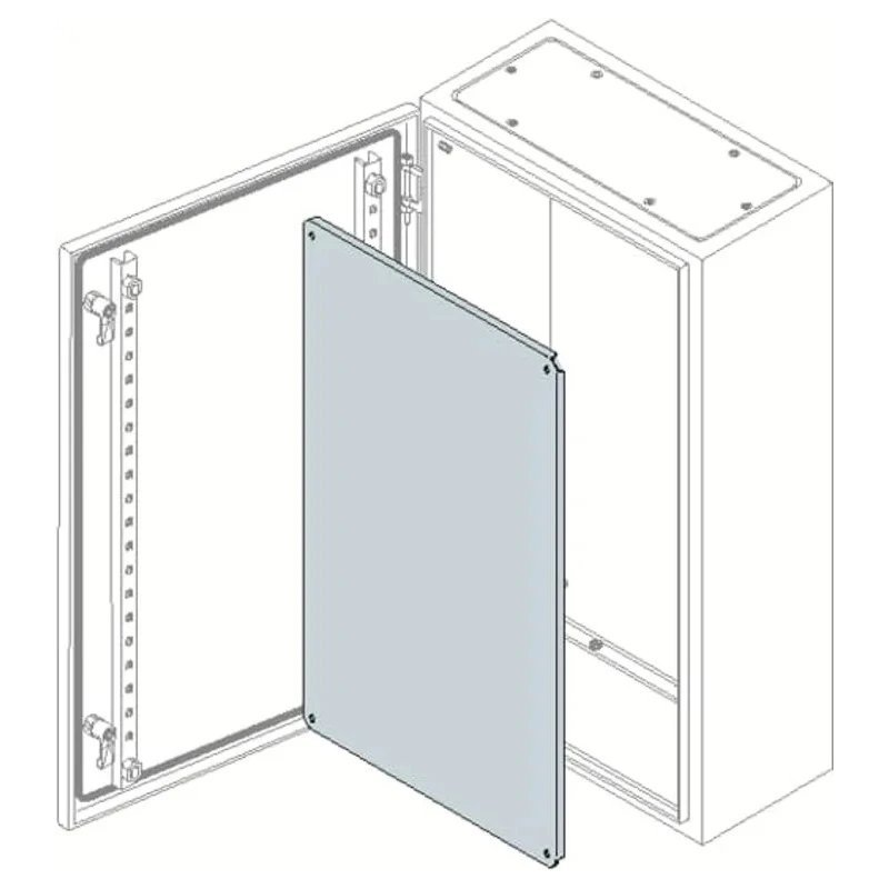ABB Steel Galvanised Surface Back Plate 300mm W x 500mm L for Enclosure PF5030