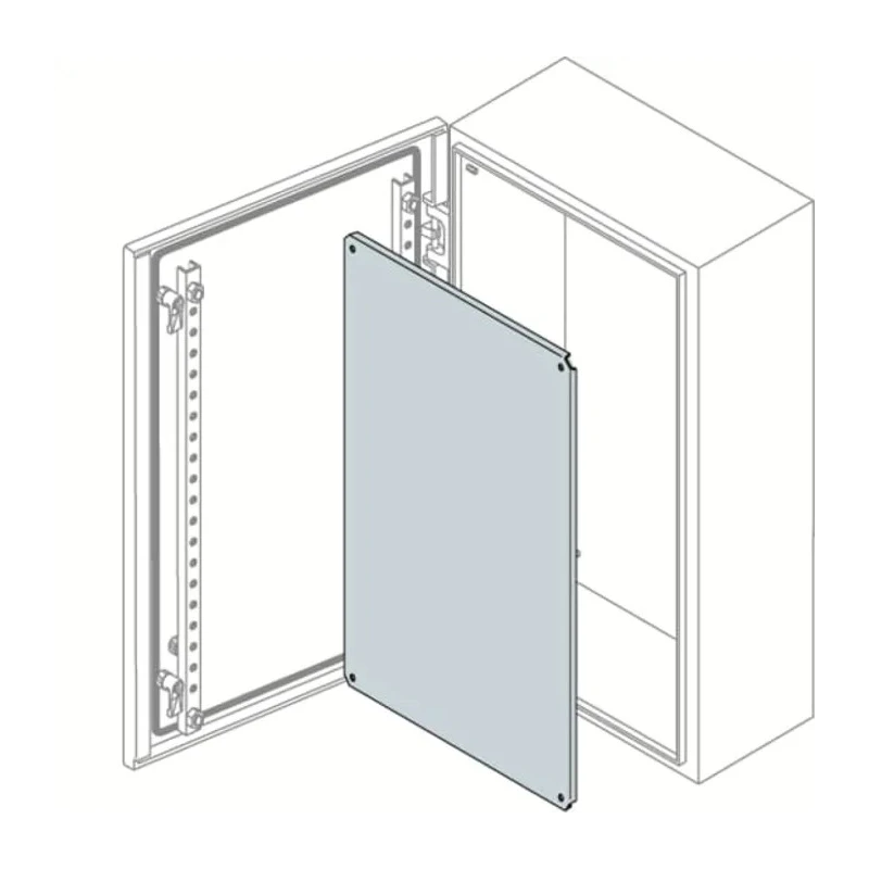 ABB SR/SRN Series Steel Mounting Plate for Enclosure, 600mm Height x 559mm Length x 400mm Width PF6040