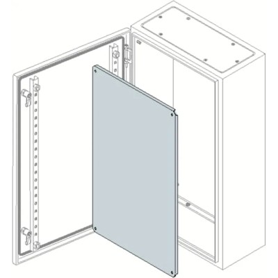 ABB SR/SRN Series Steel Plate for Use with Enclosure 600 mm x 600 mm x 600 mm PF6060