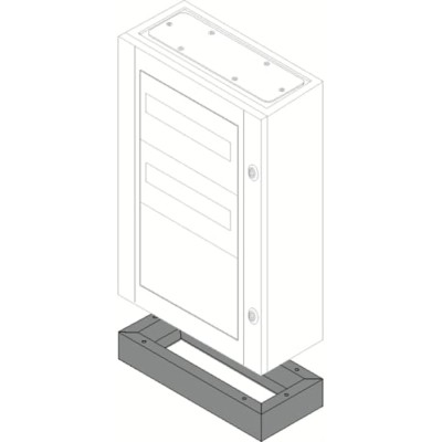 ABB 400 mm Steel Plinth for Enclosure, 400x200x100 mm ZA4020