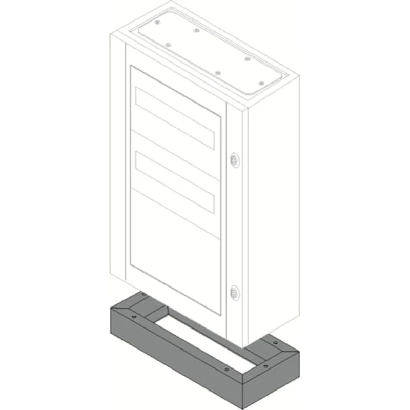 ABB 400 mm Steel Plinth for Enclosure, 400x200x100 mm ZA4020