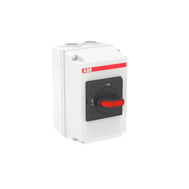 ABB 4-Pole Switch Disconnector IP65, 32A, Black Handle, OT Series 