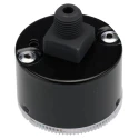 SMC Pressure Gauge 0 to 10 bar Maximum Pressure, Rolled Steel Case, Back Entry, White Dial G36-10-01