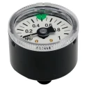 SMC Pressure Gauge 0 to 10 bar Maximum Pressure, Rolled Steel Case, Back Entry, White Dial G36-10-01