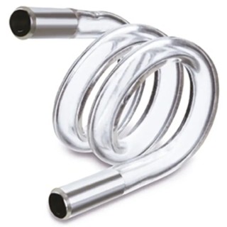 SMC Compressed Air Pipe Transparent Fluoropolymer 2.5 mm ID 2 mm OD 100 mm Length 7 bar Max Pressure IDK04 Series 
