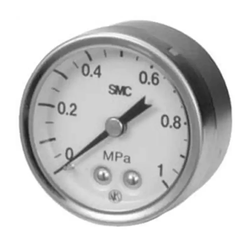 SMC 43 mm R 1/8 in Type R Stainless Steel Pressure Gauge 2 bar G43-2-01