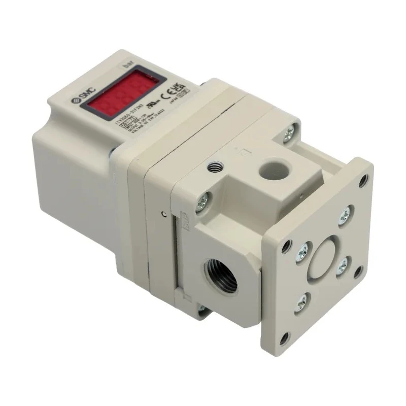 SMC Pneumatic Regulator, Type G 1/4 in, 0.5-9 Bar Pressure Range, 0 to 10 VDC Input, 50°C Max Operating ITV2050-31F2N3