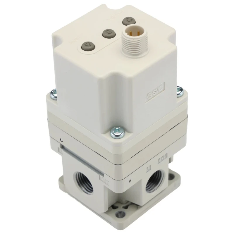 SMC Pneumatic Regulator, Type G 1/4 in, 0.5-9 Bar Pressure Range, 0 to 10 VDC Input, 50°C Max Operating ITV2050-31F2N3