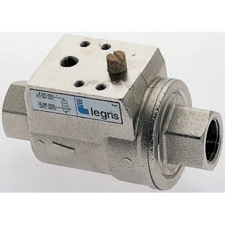 Legris Axial Type Pneumatic Actuated Valve 1 in 10 bar NC 15°C to 80°C 4202 25 34 20