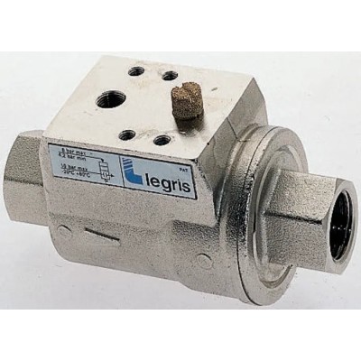 Legris Axial Type Pneumatic Actuated Valve 1 in 10 bar NC 15°C to 80°C 4202 25 34 20