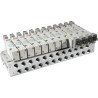 SMC SY7000 series 8 Station G1 Port Aluminium Manifold