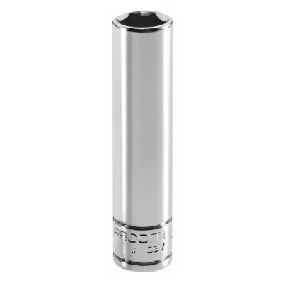 Facom 1/4 in Drive 14 mm 6 Point Square Socket 50.5mm Overall Length R.14LA