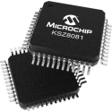 Microchip 48-Pin LQFP Ethernet Transceiver 3.3 V 100 Mbps KSZ8081MLXIA-TR
