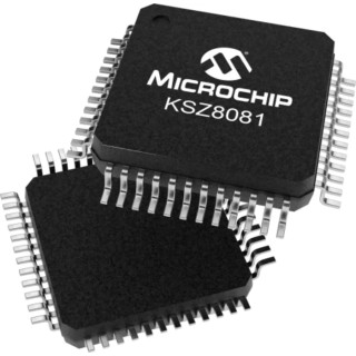 Microchip 48-Pin LQFP Ethernet Transceiver 3.3 V 100 Mbps KSZ8081MLXIA-TR