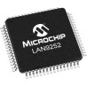 Microchip 64-Pin Ethernet Controller 3.3 V 100 Mbps SPI Full Duplex/Half Duplex LAN9252/PT