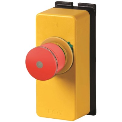 Eaton RMQ Titan M22 Pull Release Control Station Switch 1 NO/1 NC Plastic Red 30mm Cutout IP66 199350 M22-PVL30/FK11/RG/FIY1