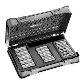 Facom 16-Piece 3/8 in 6 Point Socket Set Chrome Vanadium Steel Bright Chrome Finish J.404